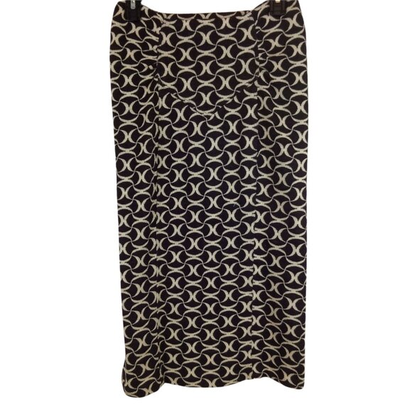 Diane Von Furstenberg Parisian Minimalist Academia Wool Blend Midi Pencil Skirt - Picture 3 of 7